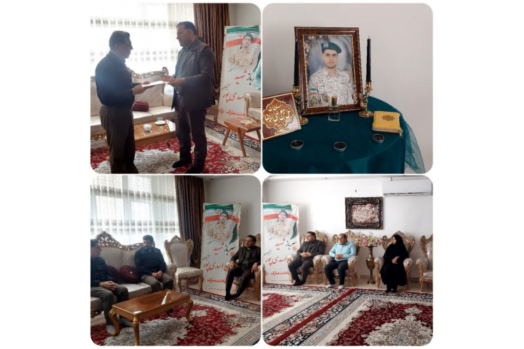 تجدید میثاق جهادگران جهاددانشگاهی چهارمحال و بختیاری با خانواده شهید «حسین اسدی‌پور آلیکوهی»