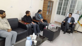دیدار رئیس جهاد دانشگاهی چهارمحال و بختیاری با فرماندار شهرستان‌ خانمیرزا