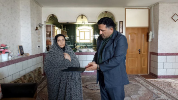 دیدار رئیس و همکاران جهاددانشگاهی استان با خانواده شهید میری