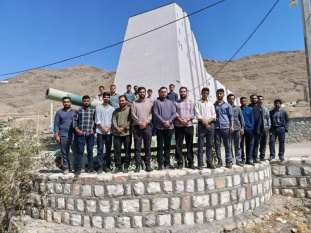 بازدید دانشجویان عضو سازمان دانشجویان جهاددانشگاهی چهارمحال و بختیاری از باغ موزه دفاع مقدس استان