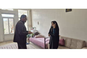 دیدار جهادگران جهاددانشگاهی واحد چهارمحال و بختیاری با خانواده شهید احمد ریاحی